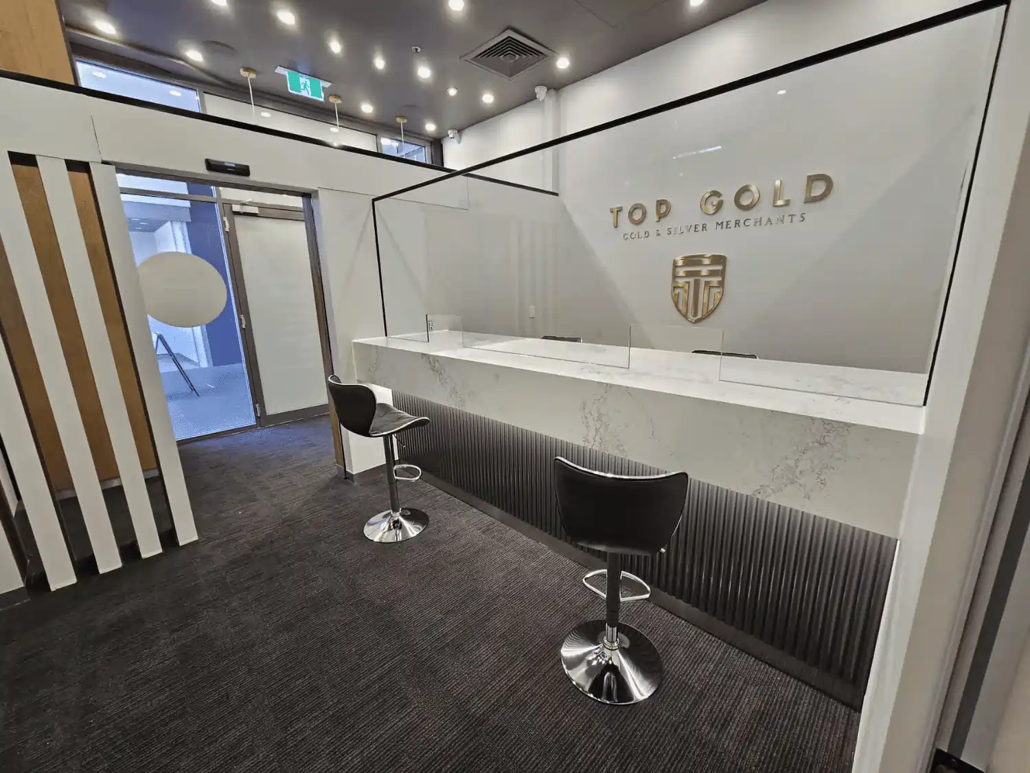 Inside the Top Gold Ryde showroom
